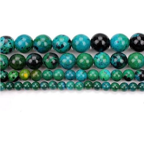 6 8 12 14 mm Natural Phoenix Stone DIY Jewelry Beads Fit DIY Bracelet Necklace
