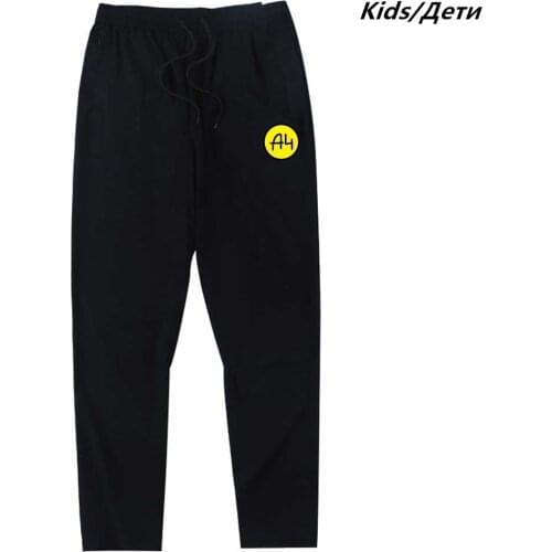 Senior Vlad A4 Boys Long Pants Children Vlad A4 Logo Paper New Merch Lamba Gelik Kid Summer Knitted Youth Soft Outfit for Baby