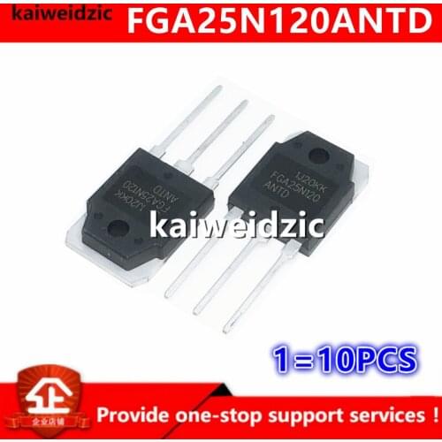 Kaiweikdic New imported original FGA25N120 25N120 FGA25N120ANTD 25A 1200V IGBT induction cooker switching power triode