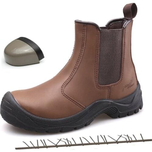 Classic Men Boots Waterproof Non-slip Wear Work Shoes Designer Safety Shoes Indestructible Hiking Trekking Motorcycle Boots