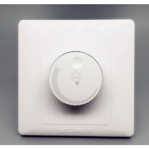Incandescent Light Bulb Brightness Knob Control Regulator Panel Concealed Installation 86 Type Dimmer Switch
