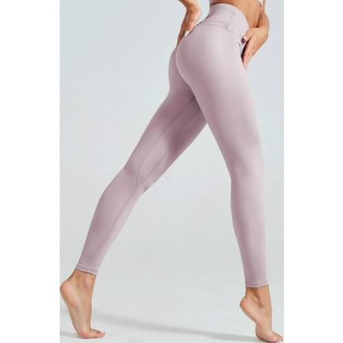 TWTOPSE Plain 4-Way Stretchy Athletic Yoga Pants Women High Waisted Finess Gym Tights Squatproof Nylon Sport Workout Leggings