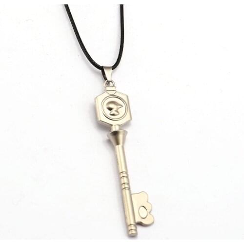 FAIRY TAIL Necklace Lucy Heartfilia Star Key Fashion Rope Pendant fans Gift Anime Jewelry