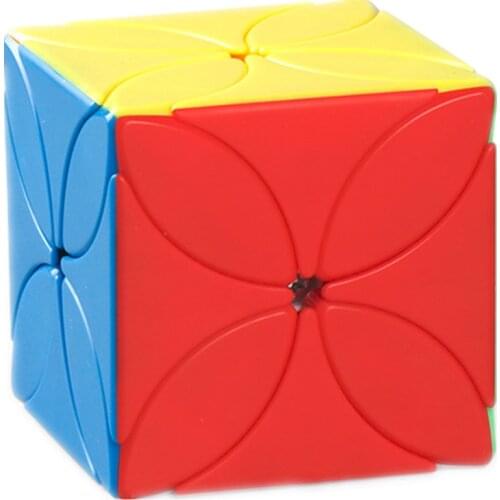 MoYu Meilong Four Leaf Clover Magic Cube Stickerless Puzzle 4-Leaf Cube Speed Educational Toys For Kids Students