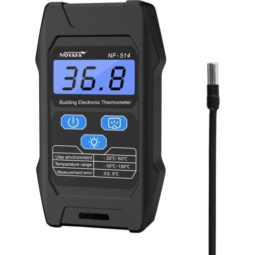 NF-514 LCD Display Portable Building Electronic Temperature Tester High Accurancy -30℃~150℃ Temperature Measuring Instrument
