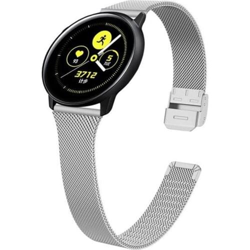 20mm 22mm Watch Band for Samsung Galaxy Watch 4 Classic 46mm 42mm Stainless Steel Strap Active 2 Band Gear S3 Frontier Bracelet