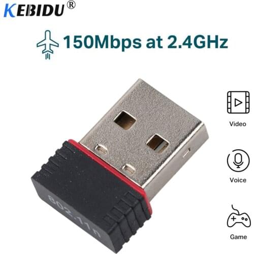Kebidu Mini USB Network LAN Card 150Mbps WiFi Wireless Adapter 802.11 n/g/b MT7601 For phone notebook Pro Air Win Xp 7 Laptop PC