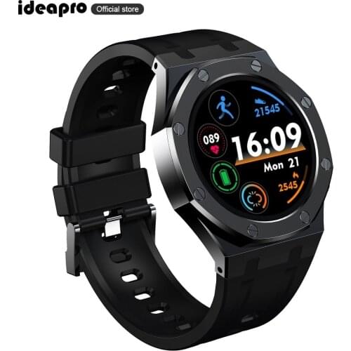 2021 Ideapro L8 Smartwatch 1.09" IPS Color Screen IP67 Waterproof Built-in Vibration Reminder Smart Watch for Android IOS Phone