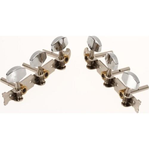 Tooyful High Quality 1Pc Zinc Alloy Classical Guitar Tuning Pegs Keys Replacement Machine Head Durable String Tuner Acce Silver