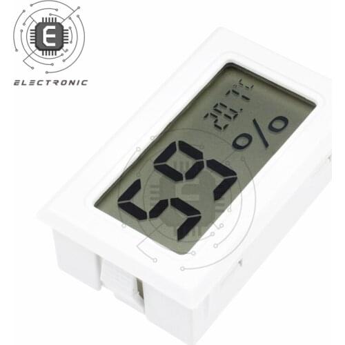 Mini Digital LCD Indoor Convenient Temperature Sensor Humidity Meter Thermometer Gauge With LR44 Battery