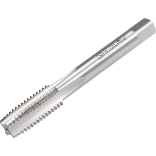 Uxcell Metric Machine Tap Left M12 Thread 1.75 Pitch H2 4 Flutes High Speed Steel