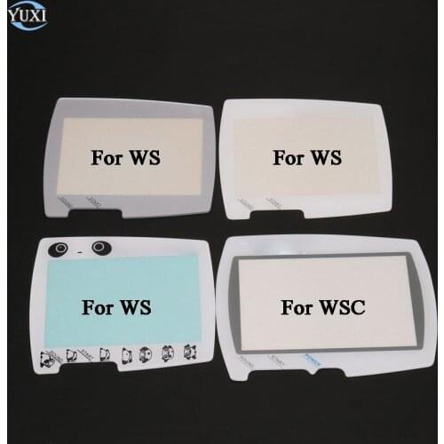 YuXi Plastic Protective Cover Replacement For WS WSC For Wonder Swan Crystal Screen Lens Protector