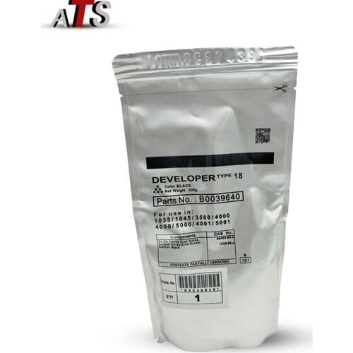 Developer Powder For Ricoh Type 18 Aficio MP 1035 1045 3500 4000 5000 copier spare parts MP1035 MP1045 MP3500 MP4000 MP5000