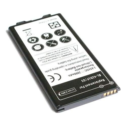 10pcs/lot 2800mAh BL-42D1F Battery For LG G5 VS987 US992 H820 H840 H850 H830 H831 H868 F700S F700K H960 H860N LS992 RS988