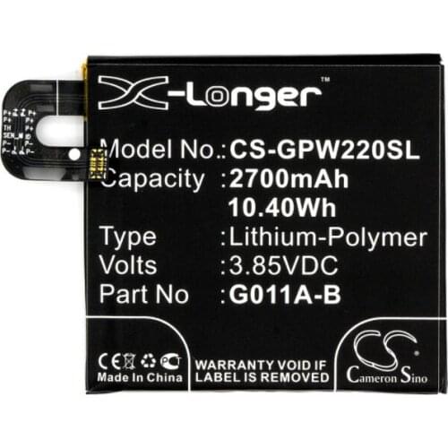 Cameron Sino 2700mAh battery for GOOGLE G011A Pixel 2 G011A-B Mobile, SmartPhone Battery