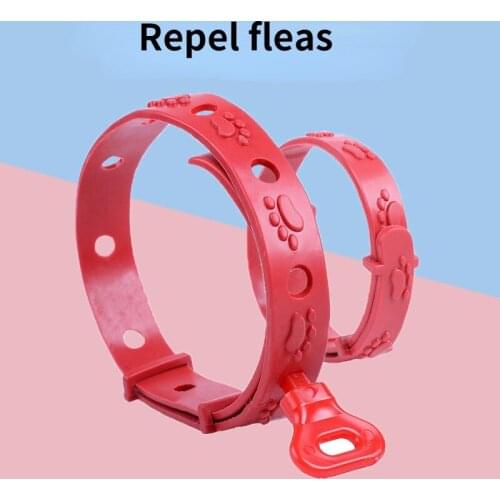 Hot Sale Cat Anti Flea Mite Tick Collar No Flea Grooming Tool Quadruple Removal Flea Effect Kitten Remedy Neck Pet Supplies Cat