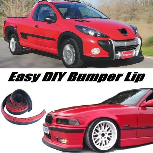 NOVOVISU Bumper Lip Deflector Lips For Peugeot Hoggar Front Spoiler Skirt For Car Tuning View / Body Kit / Strip
