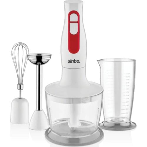 Blender Set Sinbo Shb 3100S Stainless Steel Turbo 400w Multifunctional Hand Blender Chopper Mixer İce Cream Fruit Egg Milk