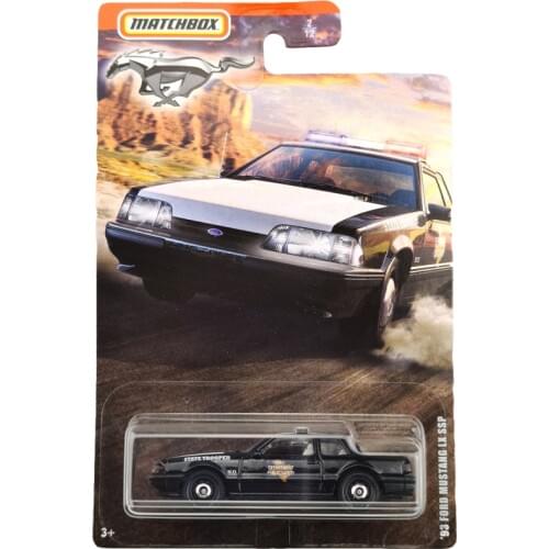 2020 Matchbox 1/64 Car 93 FORD MUSTANG LX SSP Collective Edition Metal Diecast Car Alloy Model Car Kids Toys Gift