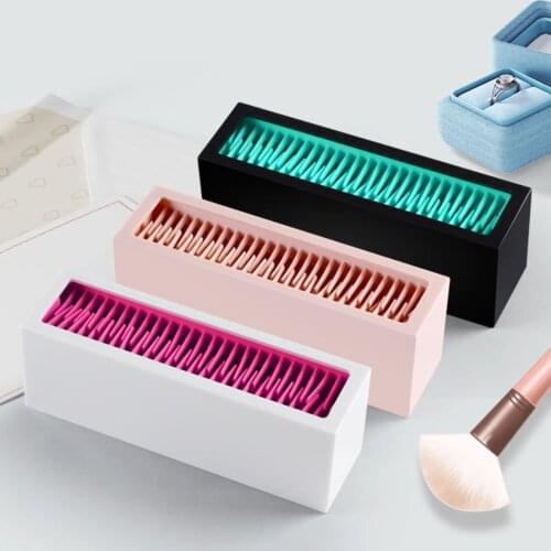 Creative Makeup Brush Holder Silicone Lipstick Cosmetics Storage Box Container