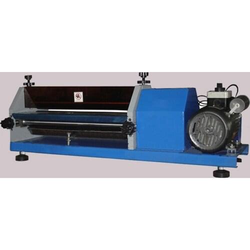 LZ-105-1 370W Automatic Shoes Sole Gluing Machine Leather Desktop Gluing Machine Cardboard Glue Coating Machine 0-40cm 220V/110V