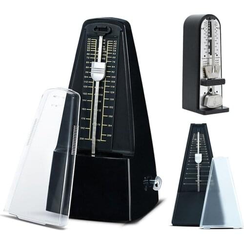 Vintage Tower Type Guitar Metronome For Guitar Drum Bass Piano Violin Bell Ring Rhythm Mechanical Accessories