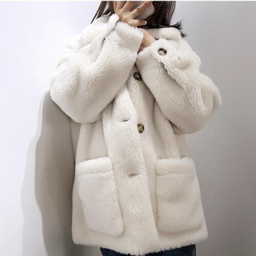 MLUOLANC Artificial Fur Coats