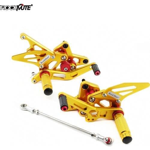 Motorcycle Full CNC Aluminum Adjustable Rearsets For SUZUKI GSX-R1300 GSX1300R HAYABUSA 2008-2018 Rear Sets Foot Pegs