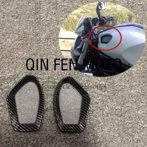 Fit For Ducati 696 796 1100 Gas Tank Air Intake Vent COVER Fairing Carbon fiber paint