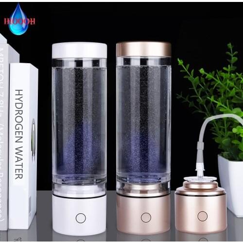 Portable Multifunctional Nano High Hydrogen Rich Generator Alkaline Ionizer Water Bottle Rechargeable Mini Pure H2 Ventilator
