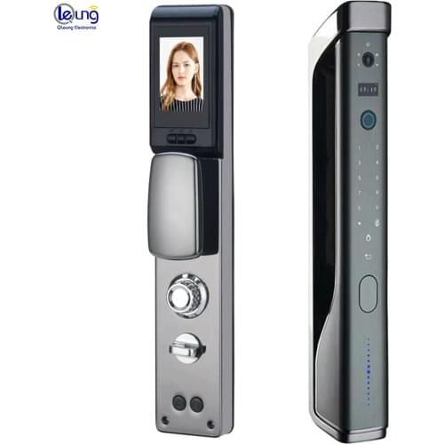 Smart Life Wifi APP With Peephole Camera Mobile Remote Control Automatic Fingerprint Passcode Card Key Door Lock