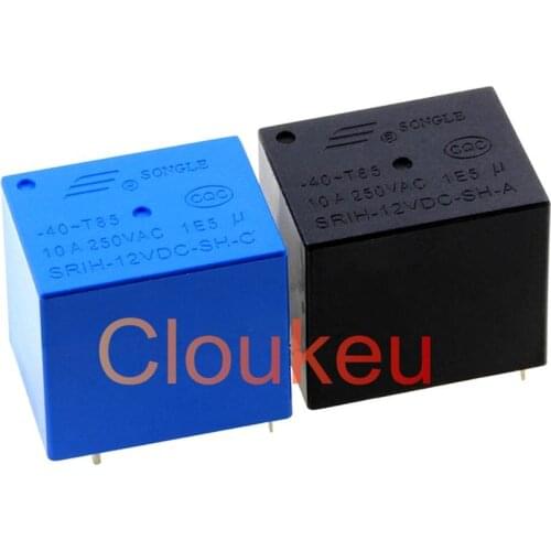 Relay SRIH-12VDC-SH-A SRIH-12VDC-SH-C 10A 4pin 5pin T72H T85