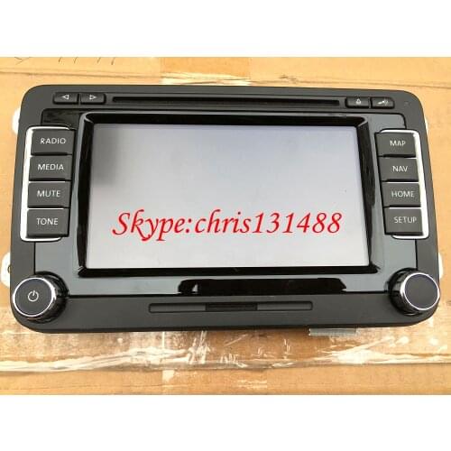 RNS510 complete face panel 6.5"LED display Panel with touch screen panel for VW RNS510 car GPS navigation audio Fascias