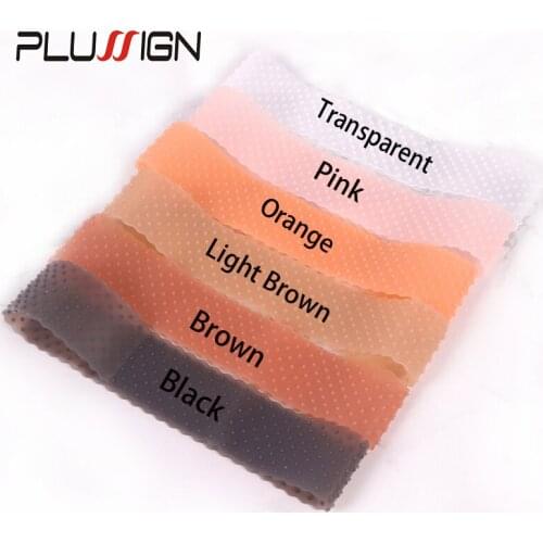 Silicone Wig Band Non Slip Headband For Fixed Wigs Transparent Meduim Wig Grip Headband Black Brown Elastic Band For Wigs