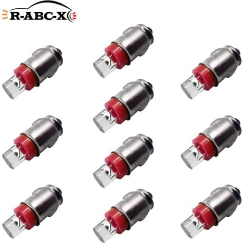 10 x Lucas Type LED 12V Red White Yellow Green Blue Bulbs Warning Lamps Smiths Gauges LLB281 GLB281 BA7s