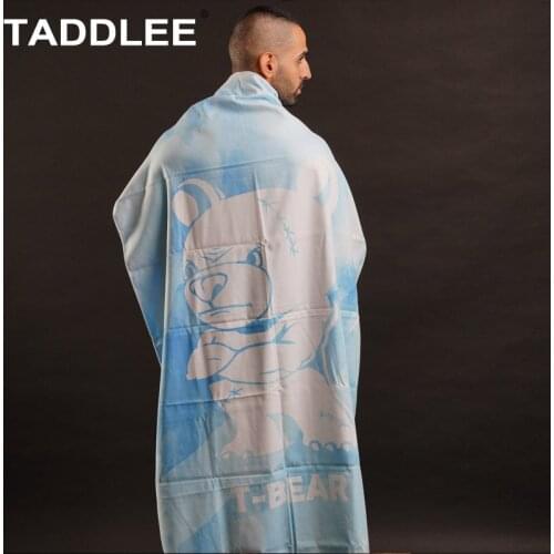 Taddlee Thin Beach Towel Quick Drying Swimming Pool Surf Towel Travel Lightweight