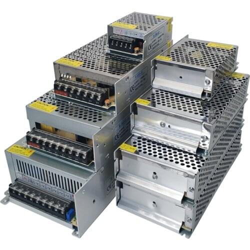 AC DC Transformer 220V To 12V 24V 5V Power Supply 3V 9V 15V 18V 36V 48V 1A 2A 3-60A Switching Power Supply 12V 24V 5V SMPS AC DC