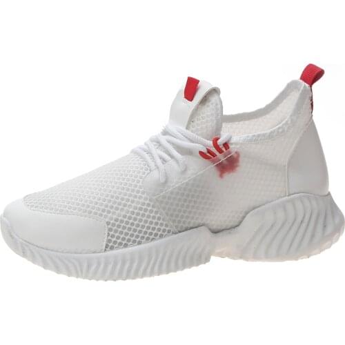 Breathable Mesh White Shoes Female 2019 New Summer Mesh Tide Ins Shoes Korean Version Of The Casual Running Mesh Torre Shoes