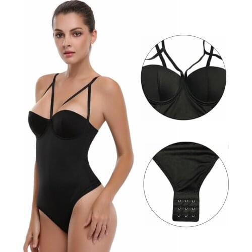 Woman Slim Vest Underwear One Piece Seamless Bodysuit Thong Shapewear Lady Body Shaper Lingerie Waist Trainer Butt Lifter Panty