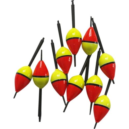 10Pcs/Lot Fishing Bobber Cork Floats Pesca Lighted Balsa Buoy Wood 2g/8cm Long Tail Fishing Floats Tackle Flotteur Peche