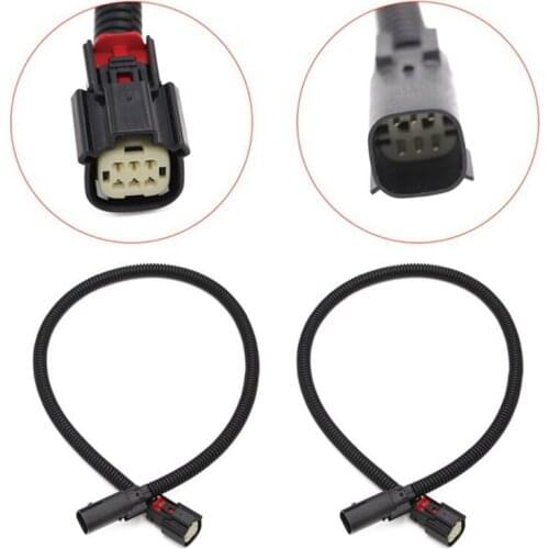 2Pcs 24Inch Oxygen O2 Sensor Header Extension Harness for Ford Mustang S550 GT 5.0