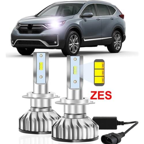 2Pcs Car LED Headlight Bulbs with ZES Chips For Honda CR-V CRV 2017 2018 2019 2020 2021 Led High LOW Beam