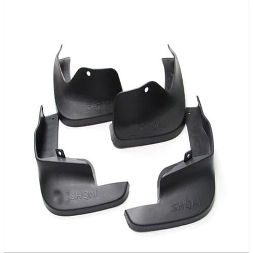 ABAIWAI Car Mudguard For Nissan Qashqai Fender Auto Accessories Protector with Logo Quality Plastic 2014 2015 2016 4PCS/SET