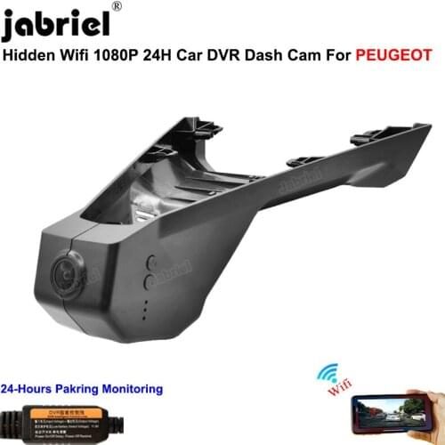 WIFI 1080P 24H Dash Cam Car Dvr Cameras EDR for Peugeot 4008 5008 3008 DS4 DS5 DS5LS DS6 DS7 DS9 Citroen C2 C3 C4 C5 C6 berlingo
