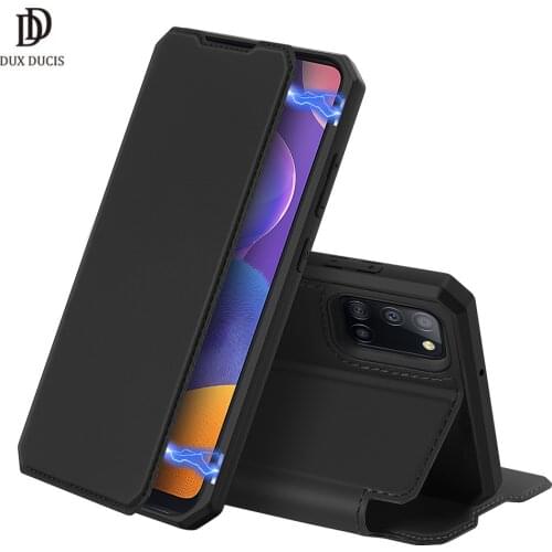For Samsung Galaxy A31 Case DUX DUCIS Skin X Series Leather Wallet Case Flip Case Magnetic Closure Super Fashion Top PU+TPU