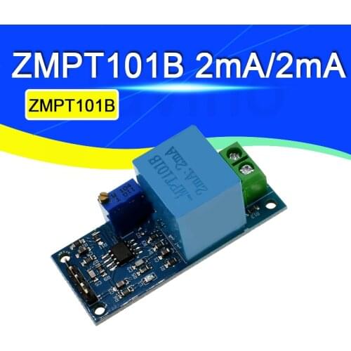 ZMPT101B AC output voltage sensor of active single-phase voltage transformer module for Arduino Mega zmpt101b 2mA
