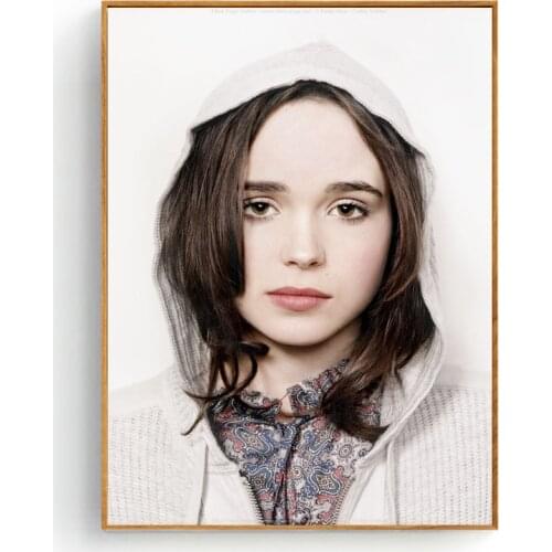 Ellen Page Art Silk Fabric Poster And Print Wall Art Picture Painting Home Decor