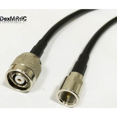 FME male switch RP TNC male with socket RF pigtail cable RG58 50cm/100cm for wireless router wholesale NEW