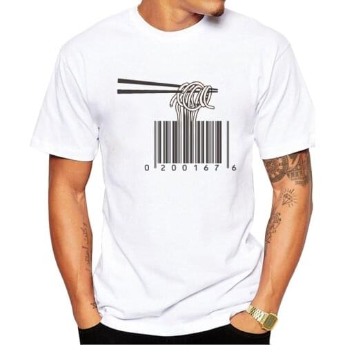 TEEHUB Hipster Man T-Shirt Fashion Noodlebar Code Printed Tshirts Short Sleeve Cool t shirts Funny Essential Tee