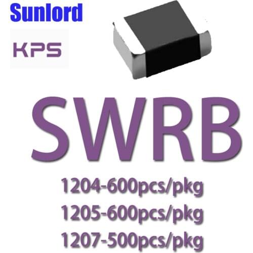 SWRB 1204S Wire Wound SMD Power Inductor Phones 3C 5G AI EMI Tele TV Video Audio Computer Navigation VR AR LED